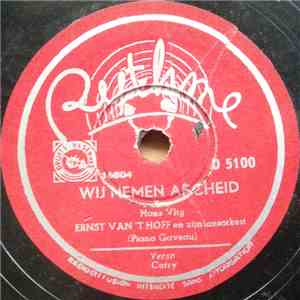 Ernst Van 't Hoff En Zijn Dansorkest - Wij Nemen Afscheid / Corry download flac