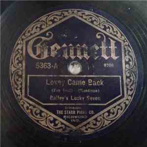 Bailey's Lucky Seven - Lovey Come Back / Hula Lou download flac