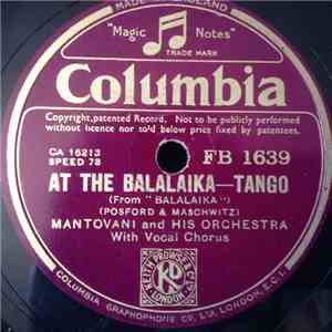 Mantovani And His Orchestra - At The Balalaika / Harbour Lights download flac