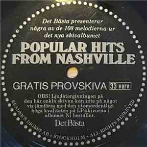 Various - Det Bästa Presenterar Några Av De 108 Melodierna Ur Det Nya Skivalbumet Popular Hits From Nashville download flac
