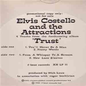 Elvis Costello And The Attractions - 4 Tracks From The Forthcoming Album "Trust" download flac