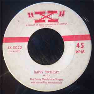 The Danny Mendelsohn Singers - Happy Birthday / Happy Anniversary download flac