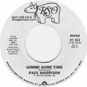Paul Harrison  - Gimme Some Time FLAC album