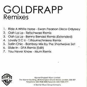 Goldfrapp - Remixes download flac