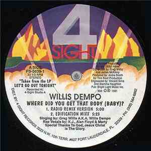 Willis Dempo - Where Did You Get That Body (Baby) download flac