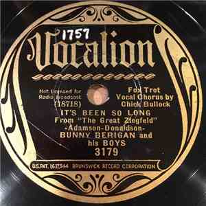 Bunny Berigan And His Boys - It's Been So Long / Swing, Mr. Charlie download flac