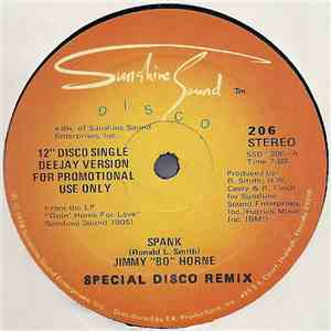 Jimmy "Bo" Horne - Spank (Special Disco Re-Mix) download flac