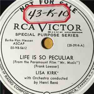Lisa Kirk - Life Is So Peculiar / I'm Gonna Hang Your Picture In The Post Office FLAC album