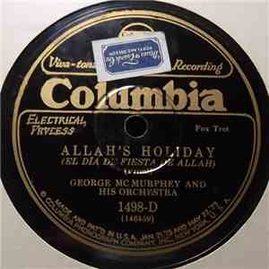 George McMurphey And His Orchestra - Poor Butterfly / Allah's Holiday download flac