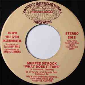 Murfee De'Rock - What Does It Take download flac