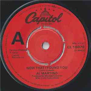 Al Martino - Now That I Found You download flac
