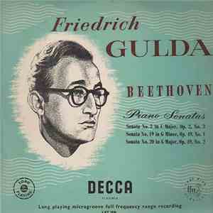 Friedrich Gulda, Beethoven - Piano Sonatas: Sonata No. 3 In C Major, Sonata No. 19 In G Minor, Sonata No. 20 In G Major download flac