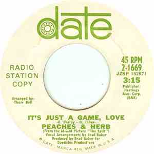 Peaches & Herb - It's Just A Game, Love download flac