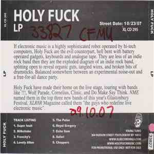 Holy Fuck - LP download flac