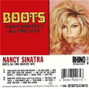 Nancy Sinatra - Boots: Nancy Sinatra's All-Time Hits download flac