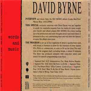 David Byrne - Interview And Music From The Album Rei Momo download flac