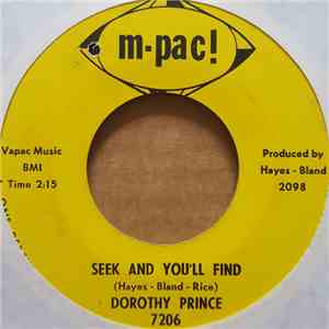 Dorothy Prince - Seek And You'll Find/If I Could Live My Life download flac