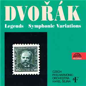 Dvořák, The Czech Philharmonic Orchestra, Karel Šejna - Legends • Symphonic Variations download flac