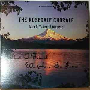 The Rosedale Chorale - What A Friend We Have In Jesus download flac