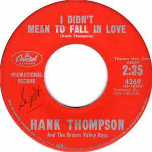 Hank Thompson And The Brazos Valley Boys - I Didn't Mean To Fall In Love download flac