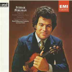 Itzhak Perlman - Paganini - Sarasate - Royal Philharmonic Orchestra / Lawrence Foster - Paganini: Concerto No.1 In D/Sarasate: Carmen Fantasy download flac