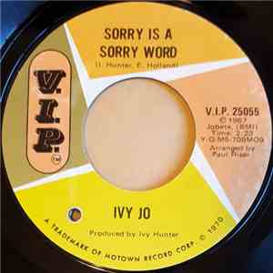 Ivy Jo - I Remember When (Dedicated To Beverly) / Sorry Is A Sorry Word download flac