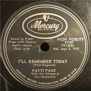 Patti Page With Vic Schoen And His Orchestra - I'll Remember Today / My How The Time Goes By download flac