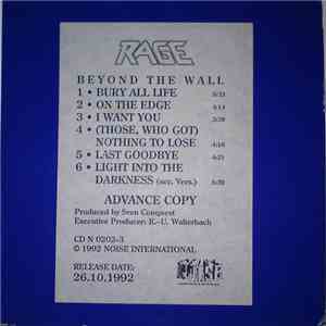 Rage  - Beyond The Wall download flac