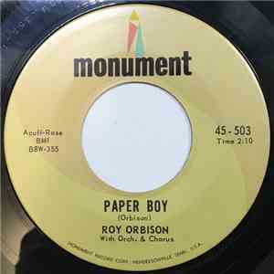 Roy Orbison - Paper Boy / With The Bug download flac