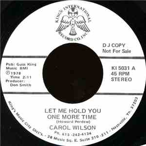 Carol Wilson - Let Me Hold You One More Time download flac