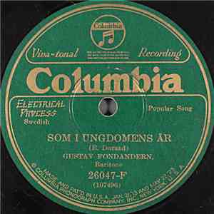 Gustav Fondandern - Som I Ungdomens År download flac