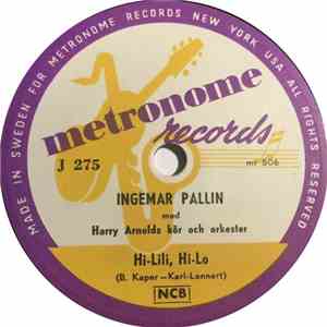 Ingemar Pallin Med Harry Arnolds Kör Och Orkester - Hi-Lili, Hi-Lo / April In Portugal download flac