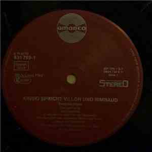 Klaus Kinski - Kinski Spircht Villon Und Rimbaud download flac