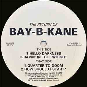 Bay-B-Kane - The Return Of Bay-B-Kane download flac