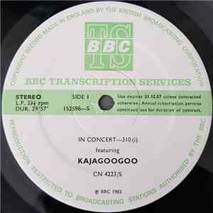 Kajagoogoo - In Concert-310 download flac