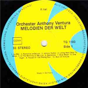 Orchester Anthony Ventura - Melodien Der Welt - Je T'aime 7 download flac