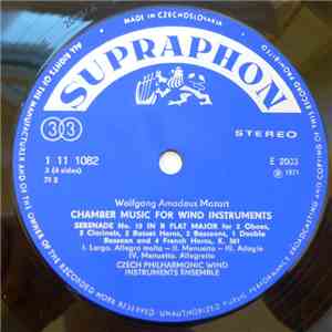 Wolfgang Amadeus Mozart - Czech Philharmonic Wind Instruments Ensemble - Chamber Music For Wind Instruments download flac