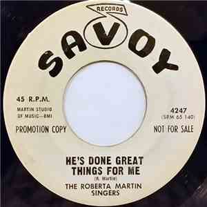 The Roberta Martin Singers - He's Done Great Things For Me FLAC album