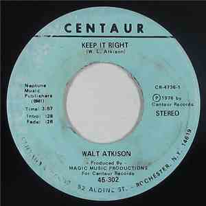 Walt Atkison - Keep It Right / Hollow-Hollow FLAC album