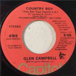 Glen Campbell - Country Boy (You Got Your Feet In L.A.) download flac