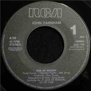 John Farnham - Age Of Reason download flac