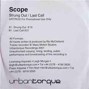 Scope  - Strung Out / Last Call download flac