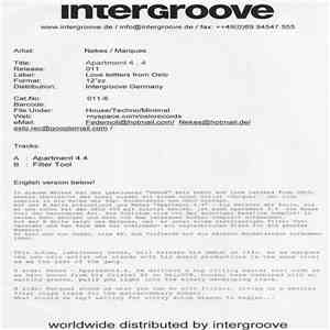 Nekes / Marques - Apartment 4 . 4 download flac