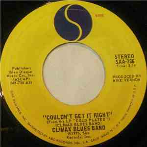 Climax Blues Band - Couldn't Get It Right / Sav'ry Gravy download flac