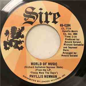 Phyllis Newman - World Of Music download flac