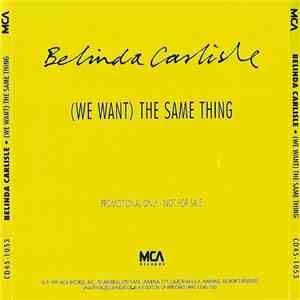 Belinda Carlisle - (We Want) The Same Thing download flac
