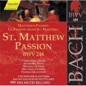 Johann Sebastian Bach, Gächinger Kantorei, Bach-Collegium Stuttgart, Helmuth Rilling - St. Matthew Passion BWV 244 download flac