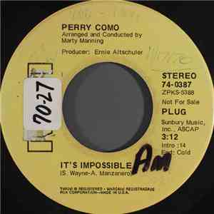 Perry Como - It's Impossible download flac