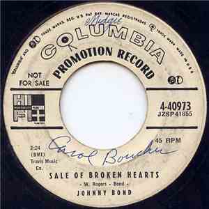Johnny Bond - Sale Of Broken Hearts download flac