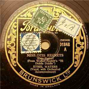 Ethel Waters - Miss Otis Regrets / Moonglow download flac